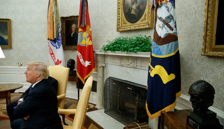 Trump's office will become home to $17,000 worth of custom rugs. Another $5,000 will be spent on new wallpaper, $7,000 will go toward 