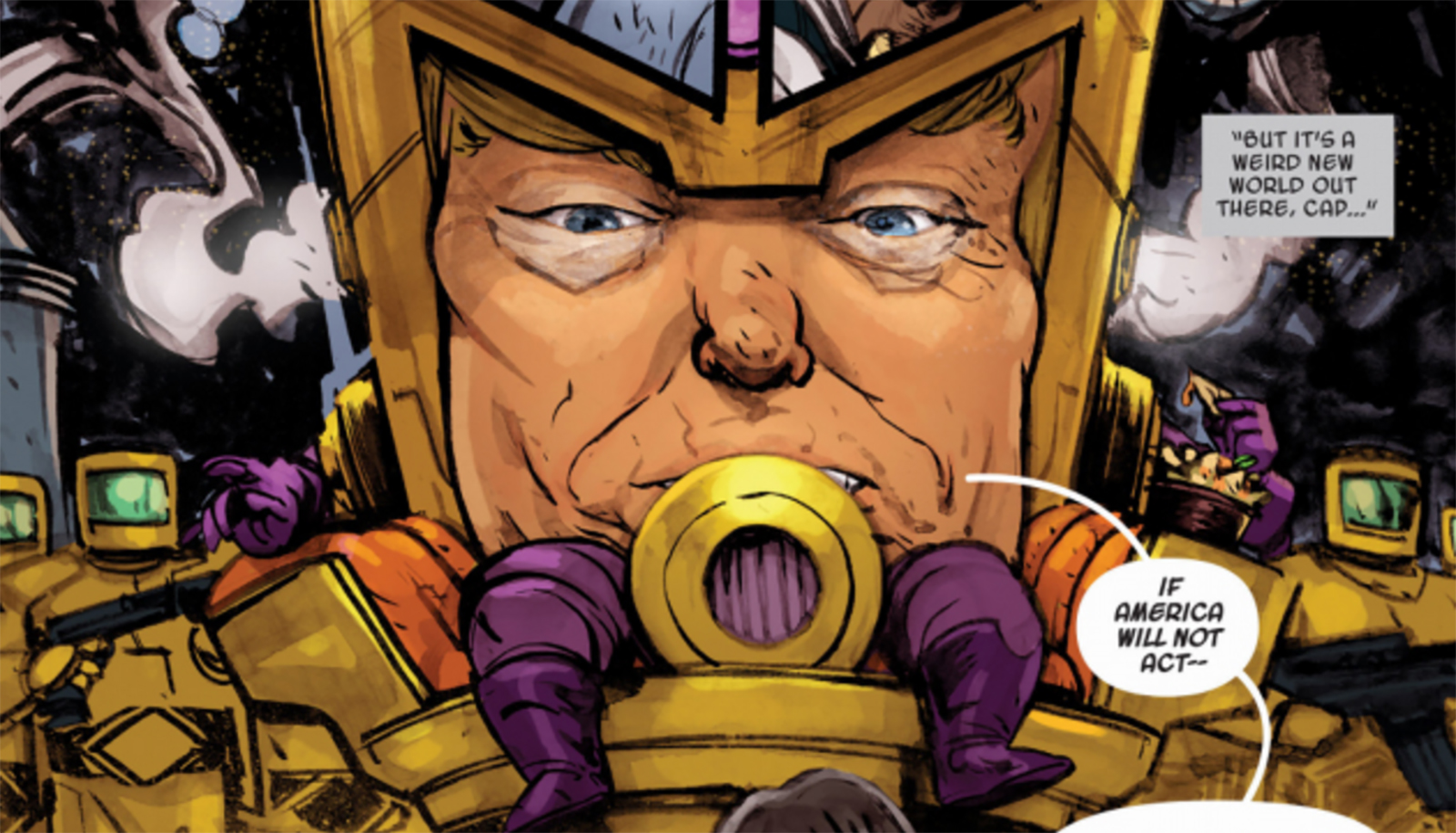 Trump transformed into classic Marvel villain in ‘Spider-Gwen’