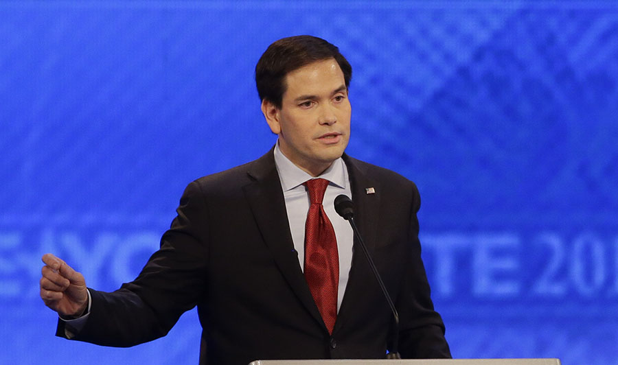 Who got the most speaking time at the GOP debate?