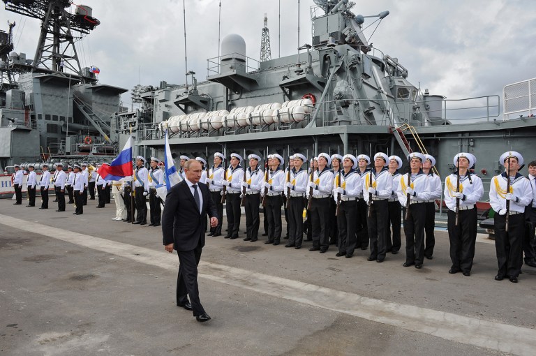 Russia's best option has long been to borrow from other countries and use their warm water ports to extend its global reach. (AP Photo/RIA Novosti Kremlin, Mikhail Klimentyev, Presidential Press Service, File)