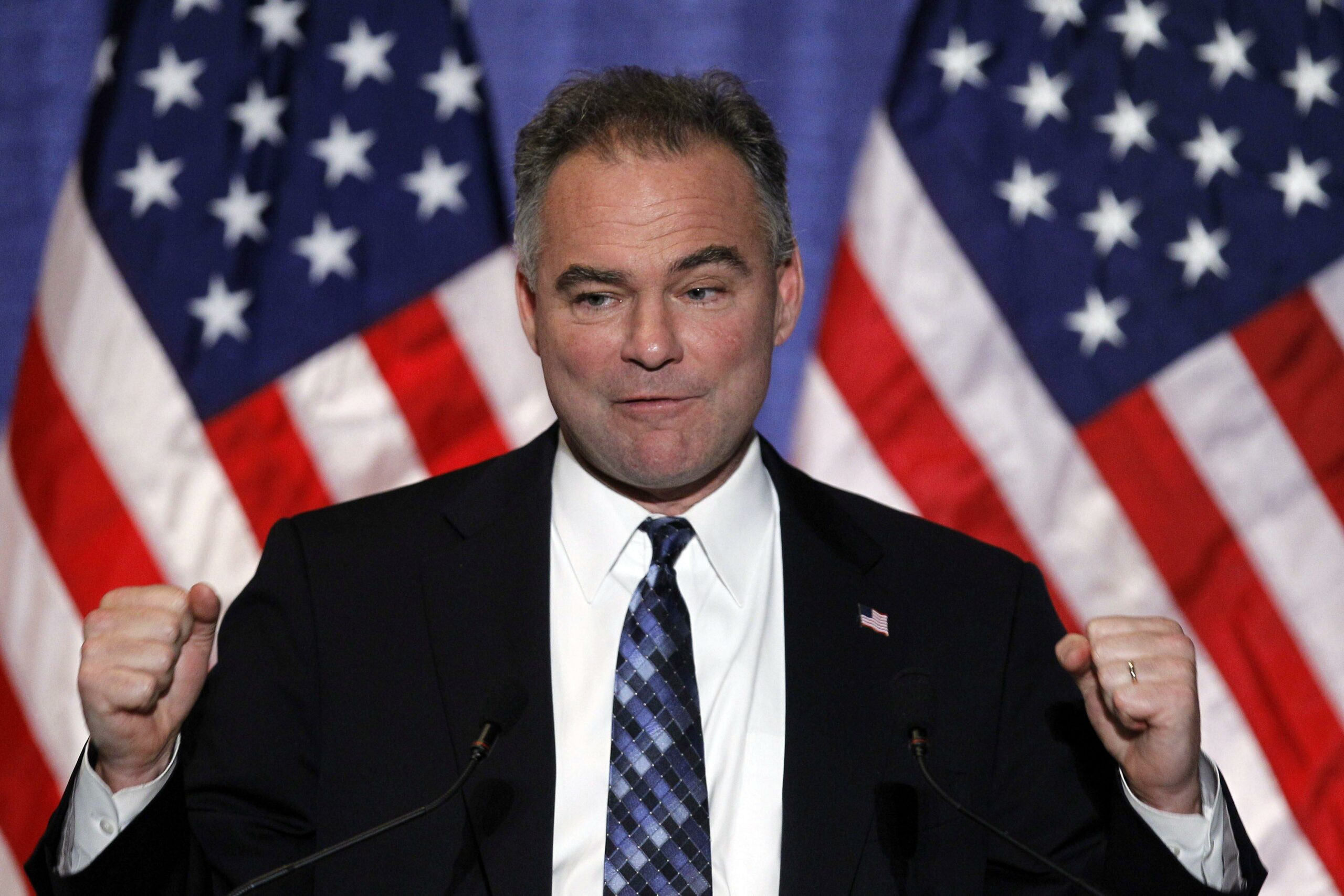 Kaine uses Ryan to attack Allen on entitlements