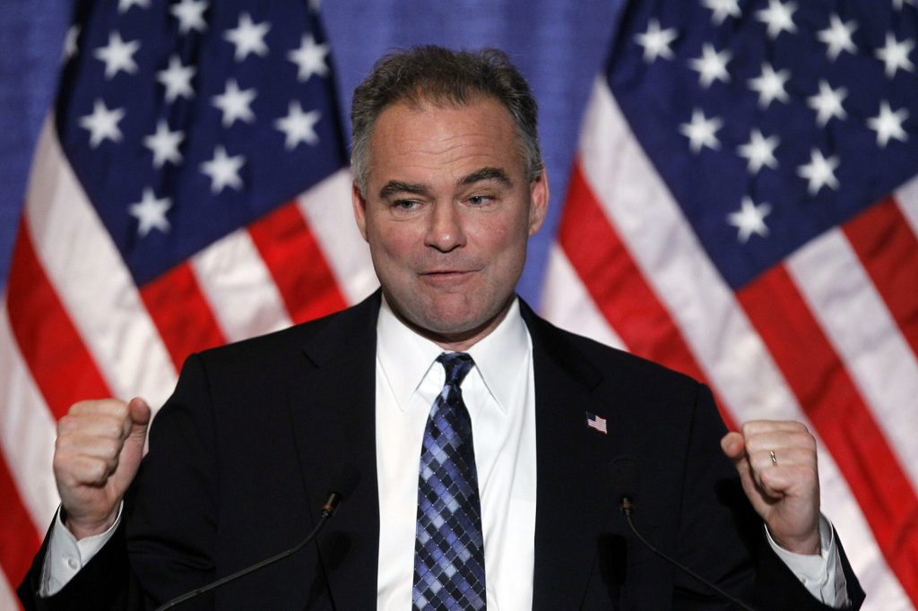 Kaine uses Ryan to attack Allen on entitlements