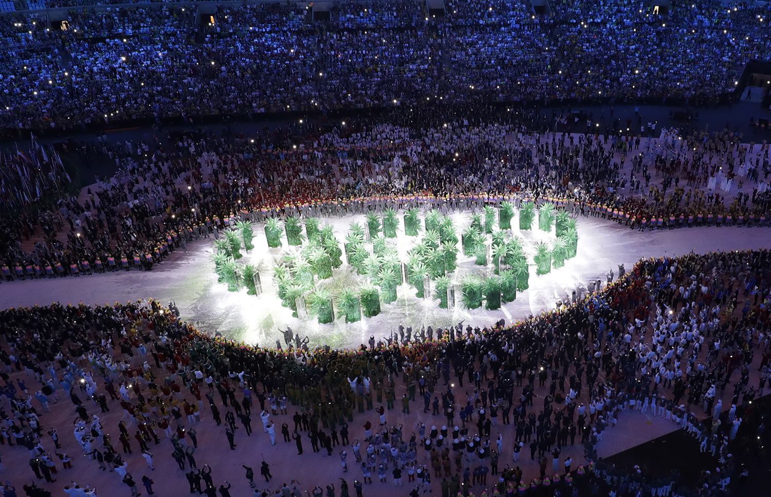 Climate change front and center at Olympics opening ceremony
