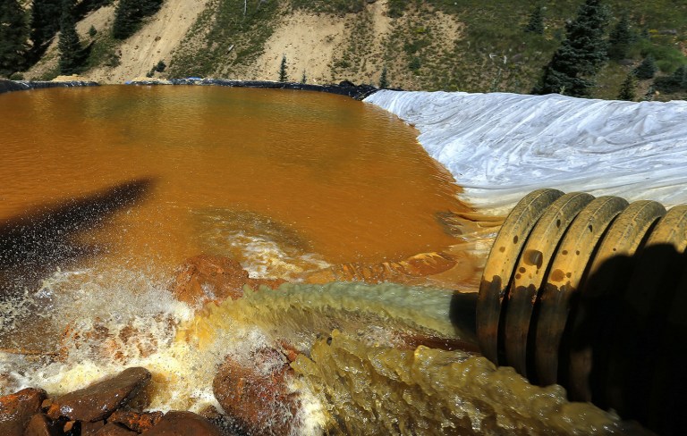GOP senators marked the one-year anniversary of the Gold King Mine disaster in Colorado by praising the beginning of a criminal investigation into the incident. (AP Photo/Brennan Linsley, File)