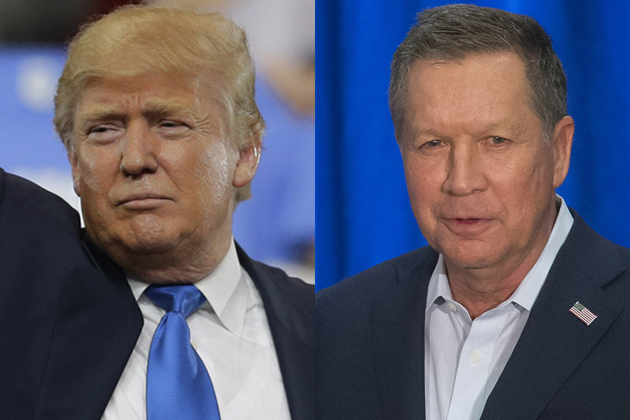 Poll: Trump and Kasich tied in Ohio