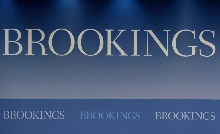 Brookings, a center-left research organization in Washington, has placed first on the list every year since 2009. (AP Photo)