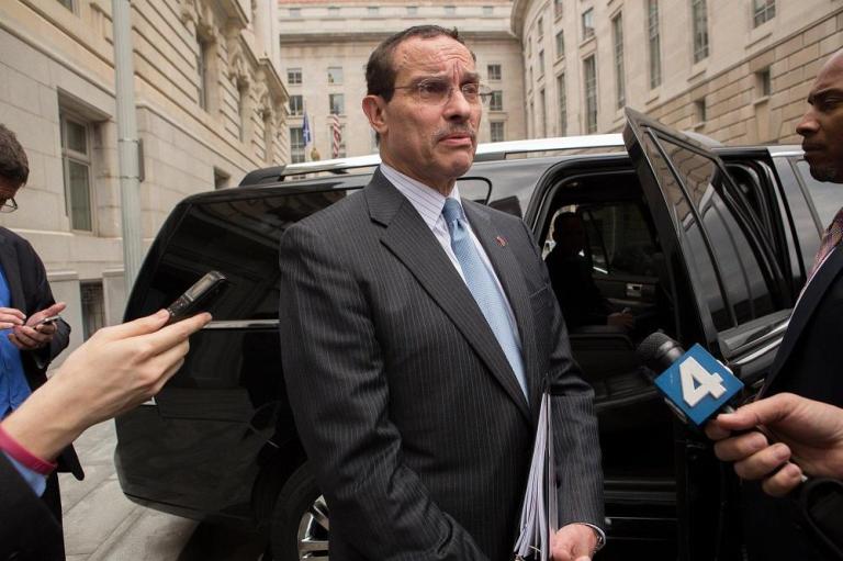 An aide to D.C. Mayor Vincent Gray was charged with conspiracy and false statements on Monday. Jeanne Clarke Harris is the third mayoral aide to face criminal charges related to Gray's 2010 campaign. (Examiner file photo)