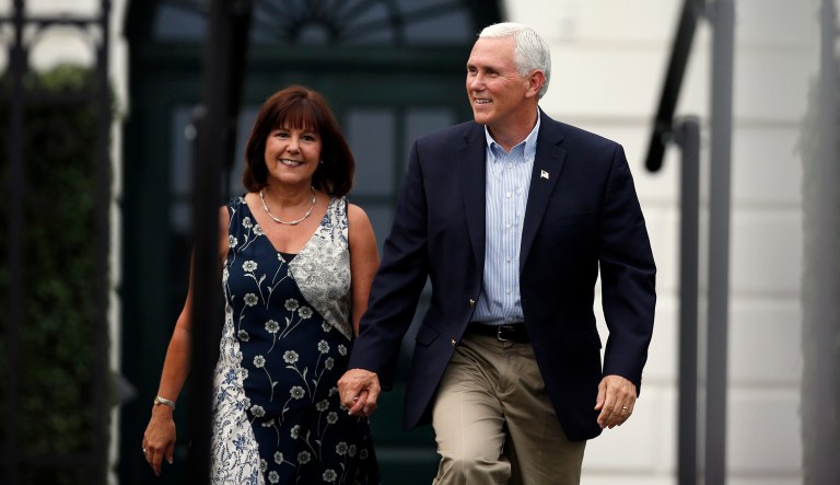It was revealed that Vice President Mike Pence avoids having meals alone with women other than his wife, Karen Pence, and from attending events without her where alcohol is served. (AP Photo/Alex Brandon)
