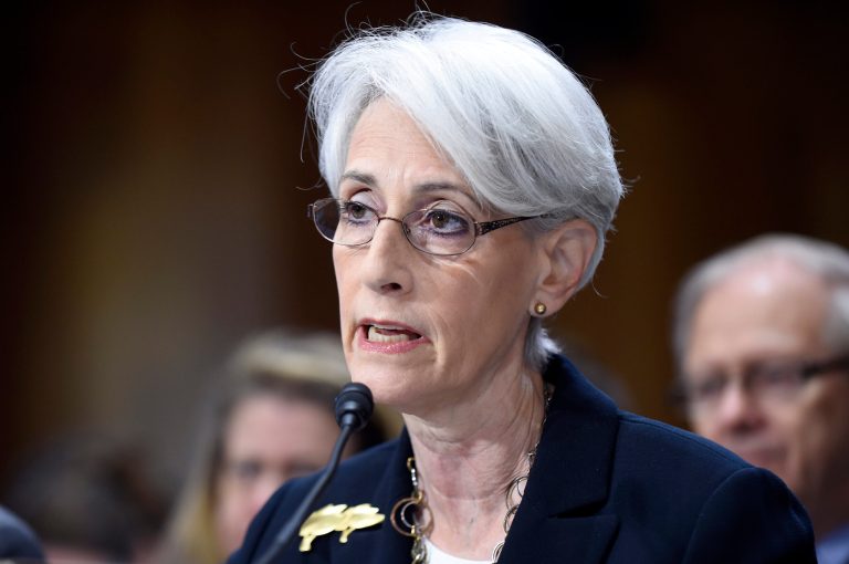 U.S. State Department Under Secretary For Political Affairs Wendy Sherman testifies before the Senate Foreign Relations Committee on Capitol Hill in Washington, Tuesday, July 29, 2014. (AP Photo/Susan Walsh)