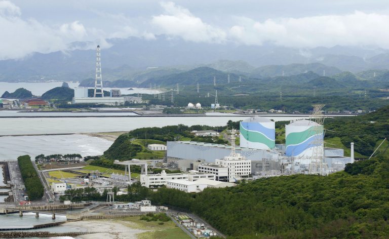 This June 2013 photo shows No. 1, right, and No. 2 at Sendai nuclear power station in Sendai, Kagoshima prefecture, southwestern Japan. A prominent volcanologist disputed Japanese regulators' conclusion that two nuclear reactors were safe from a volcanic eruption in the next few decades, saying Friday, Oct. 17, 2014 that such a prediction was impossible. A cauldron eruption at one of several volcanos surrounding the Sendai nuclear power plant could not only hit the reactors but could cause a nationwide disaster, said Toshitsugu Fujii, head of a government-commissioned panel on volcanic eruption prediction. (AP Photo/Kyodo News) JAPAN OUT, CREDIT MANDATORY