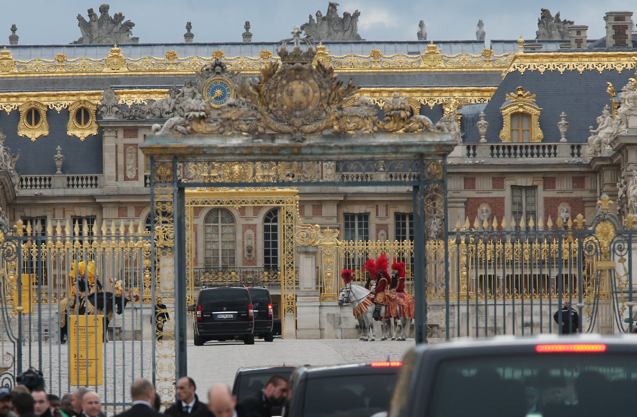 Versailles, Valentino: Big day for Kim and Kanye