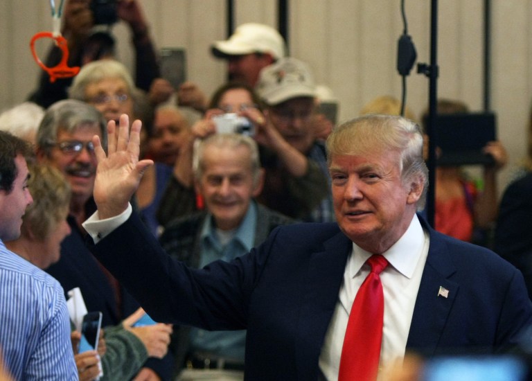 Trump's plan would fire VA executives and increase funding for treating PTSD and job training for veterans. (AP Photo/Lance Iversen)