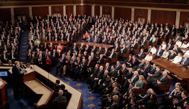 In his first State of the Union address, President Trump will highlight how the tax cuts he helped shepherd through Congress have revived the American dream for the middle class and raised wages for millions of workers across the country. (AP Photo/J. Scott Applewhite)