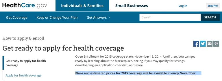 Test Version of Healthcare.gov Inadvertently Exposes New Website Features Early