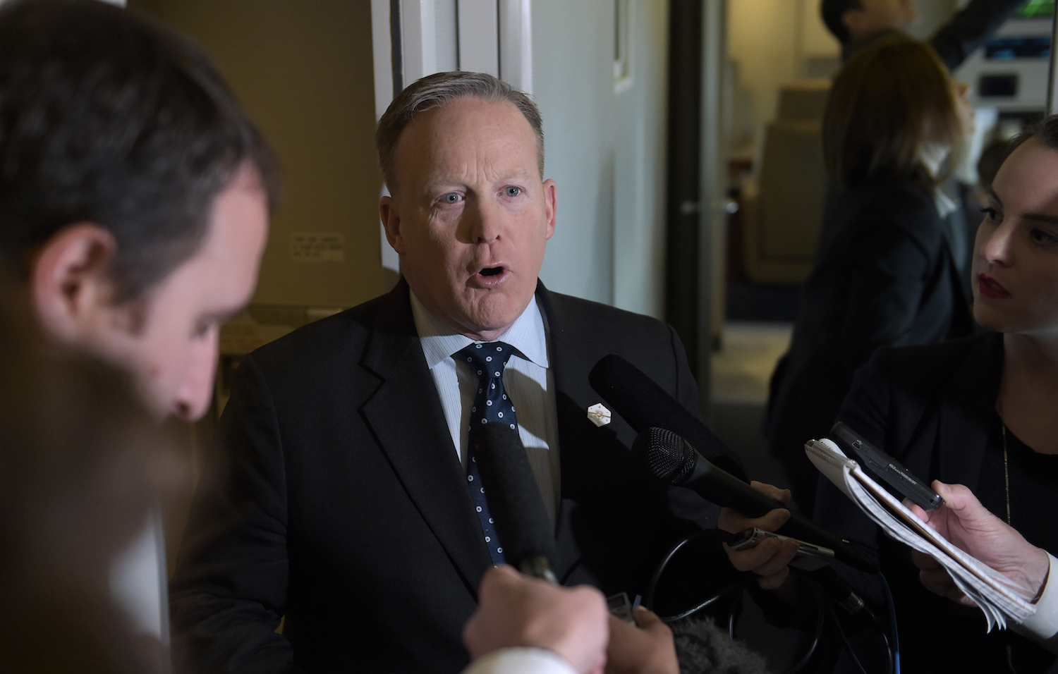 Sean Spicer could lose his second role of communications director