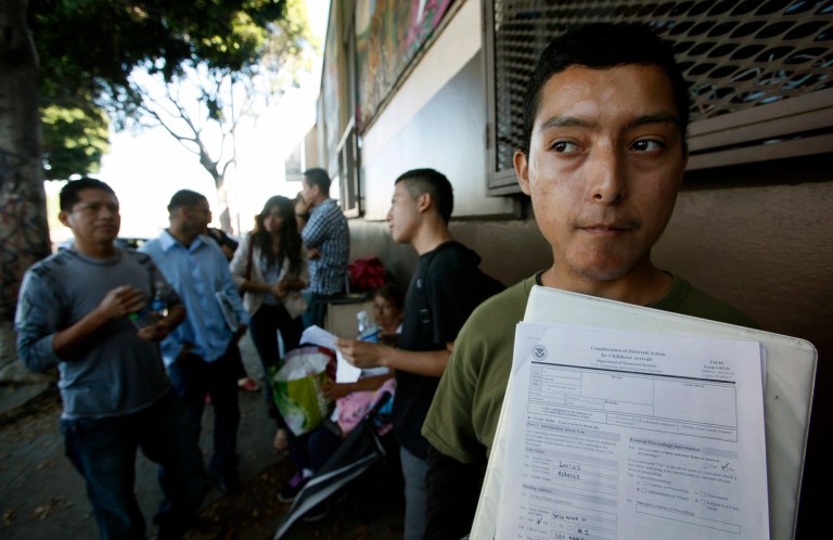 The cases implicate sanctuary cities, the Department of Homeland Security's response to the influx of unaccompanied Central American children on the southern border, and the enforcement priorities set by Obama's 2014 executive orders. (AP Photo/Nick Ut)
