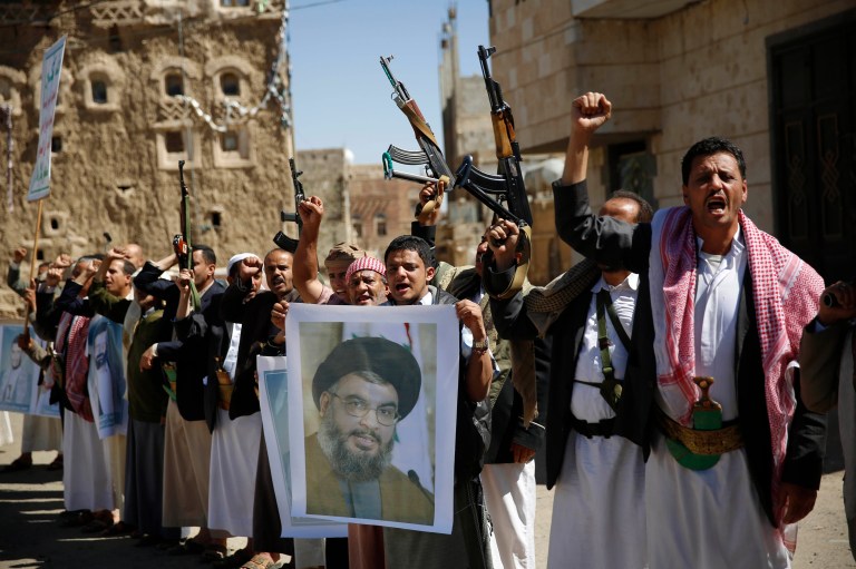 Iran's support for the Houthis is extremely troubling. This is the rebel group that forced the Yemeni president to flee from his post early last year and required the withdrawal of all U.S. personnel from the U.S. Embassy. (AP Photo/Hani Mohammed)