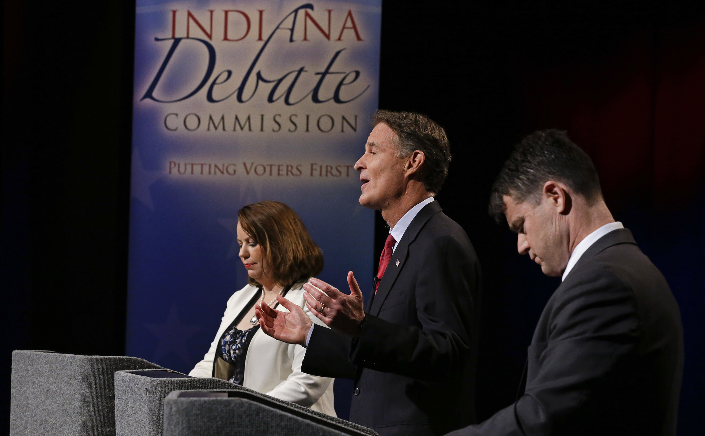 Indiana Senate debate barely mentions presidential race