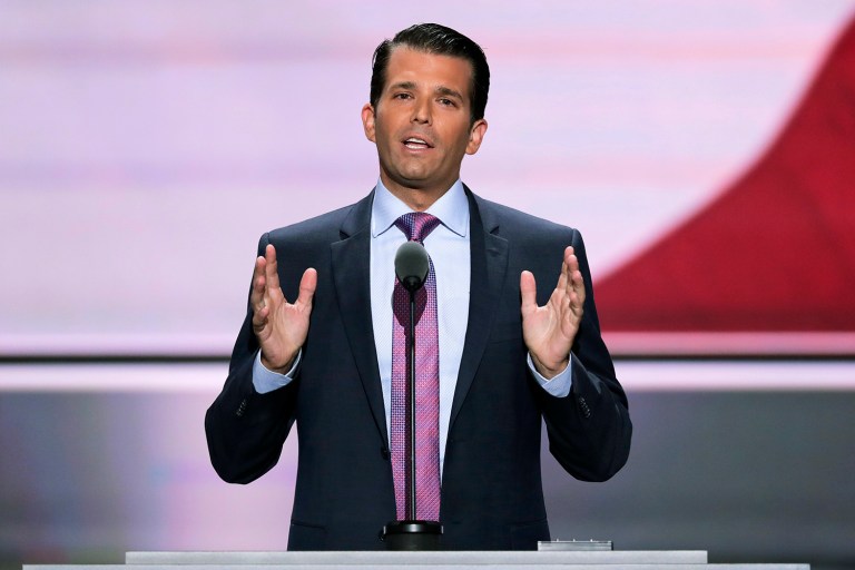 Donald Trump Jr. revealed that 