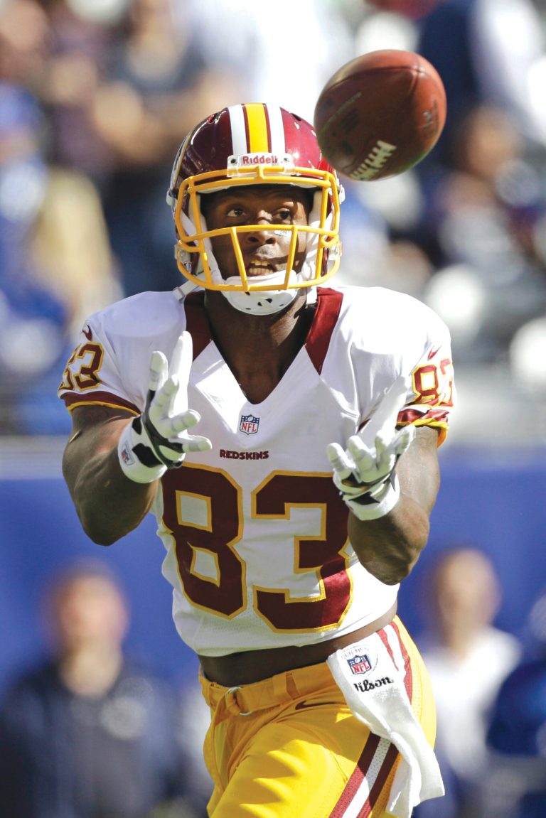 Kathy Willens/AP
Fred Davis, who is recovering from a torn Achilles tendon, visited the Bills on Thursday and will visit the Jets on Friday.