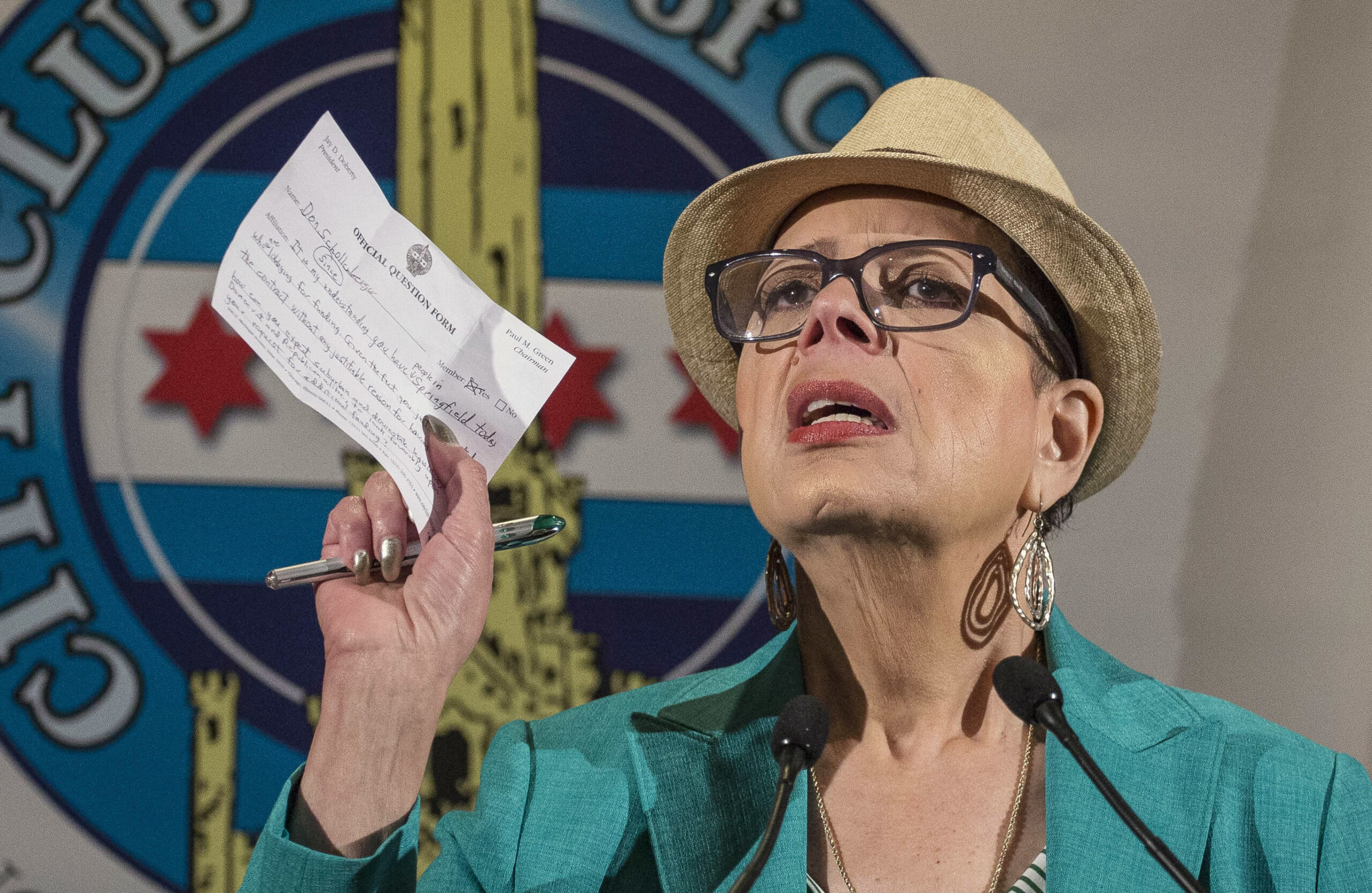 Chicago teachers union boss doubles-down on accusation GOP gov. is ‘ISIS recruit’