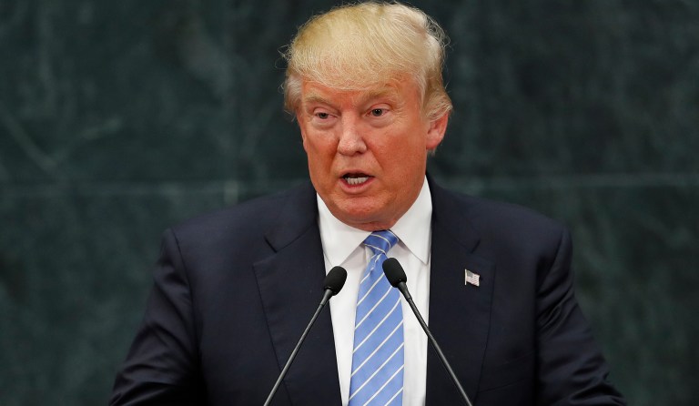 Trump connected the issue to Labor Day, writing 