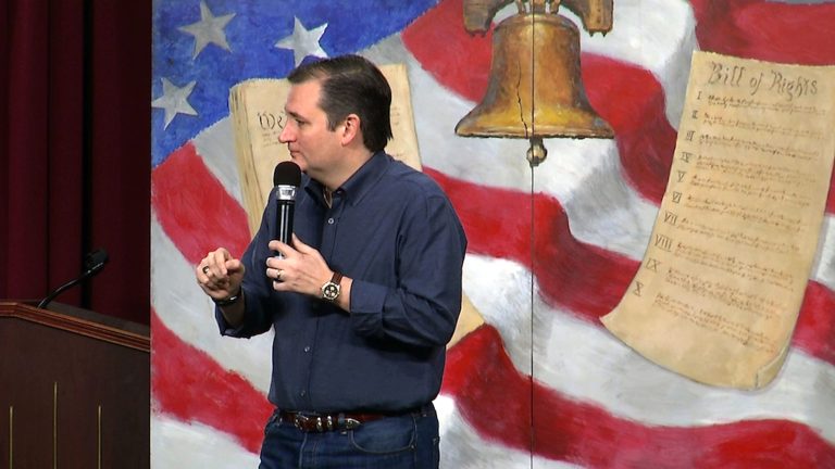 Republican presidential candidate, Sen. Ted Cruz, R-Texas, speaks at the South Carolina Tea Party Convention in Myrtle Beach, S.C., Saturday, Jan. 16, 2016. (AP Photo/Alex Sanz)