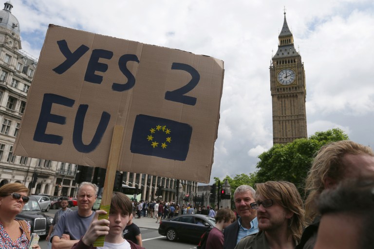 The common thread tying these stories together is that they suggest voters didn’t quite understand what they were getting themselves into when they voted to withdraw from the European Union. (AP Photo/Tim Ireland)