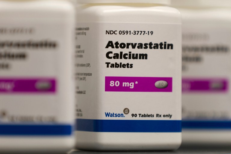 FILE - This undated photo provided by by Watson Pharmaceuticals Inc., shows Atorvastatin Calcium tablets, a generic form of Lipitor, which is being sold under a deal with Pfizer. The nation's first new guidelines in a decade for preventing heart attacks and strokes call for twice as many Americans Ã? one-third of all adults Ã? to consider taking cholesterol-lowering statin drugs such as this or Zocor or Crestor. The guidelines, issued Tuesday, Nov. 12, 2013 by the American Heart Association and American College of Cardiology, are a big change. They use a new formula for estimating someone's risk that includes many factors besides cholesterol, the main focus now. (AP Photo/Watson Pharmaceuticals Inc., Bill Gallery)