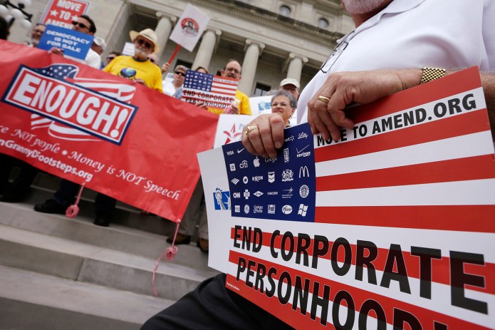 Many Democrats like to imagine that they are fighters for a virtuous working class against an entrenched and selfish corporate elite. (AP Photo/Danny Johnston)