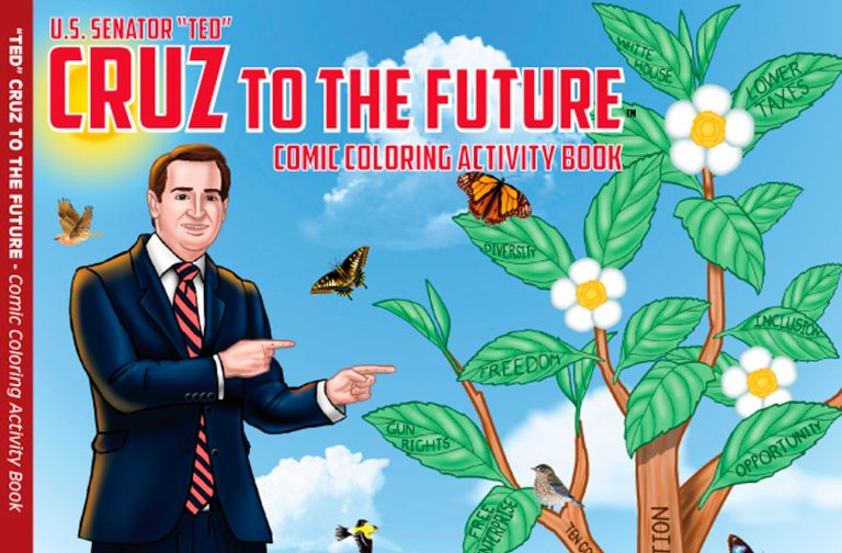 The Ted Cruz coloring book is becoming a hot seller on Amazon.ÃÂ The publisher said Thursday, Dec. 12, 2013 that the book's in its third printing in six days. The first run of around 10,000 sold out in barely 24 hours, and the second went nearly as fast. Cruz didn't cooperate with the publishing of the book. (AP Photo/Really Big Coloring Books Inc.)