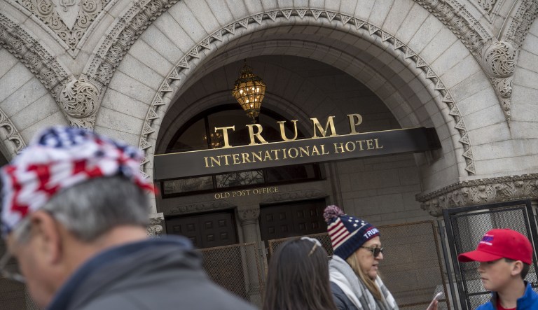 The Trump International Hotel.