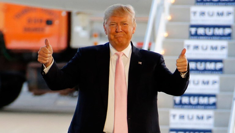 A RealClearPolitics average of recent polls showed Donald Trump up 6.5 points over his closest competitor, Sen. Ted Cruz. (AP Photo/Gene J. Puskar)