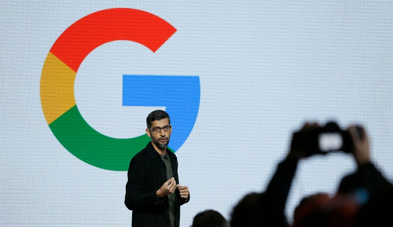 In the wake of his statement about the memo, Google CEO Sundar Pichai more likely understands the distinction perfectly and is acting as if he doesn't. Why would he do that? Because while Pichai is probably not dumb, the mob he is trying to appease really is dumb. (AP Photo/Eric Risberg)