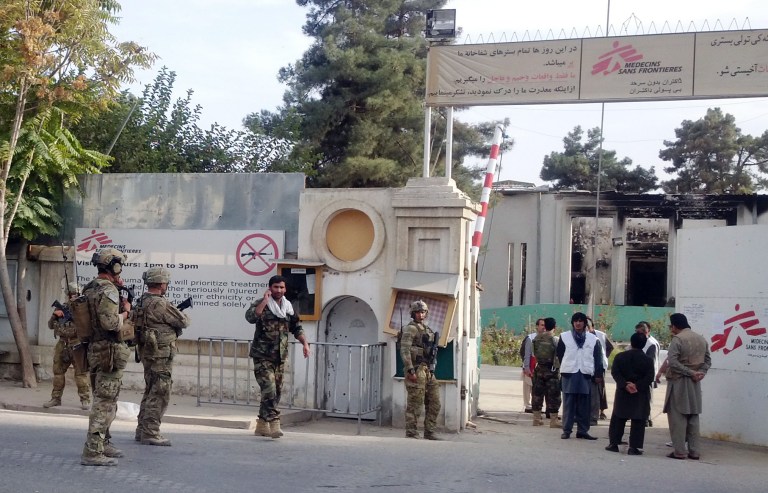 U.S. airstrike that destroyed a hospital run by Doctors Without Borders in Kunduz, Afghanistan, occurred because troops mistook it for a government compound taken over by the Taliban (Najim Rahim via AP)