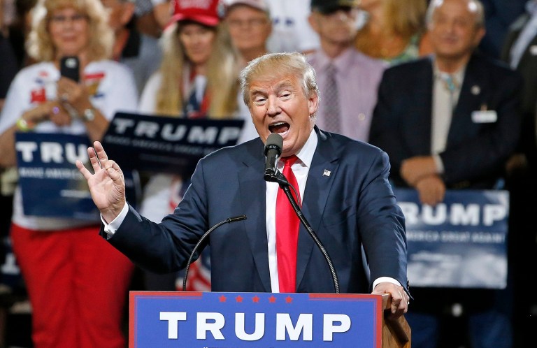 Presumptive Republican presidential nominee Donald Trump said Monday morning, 