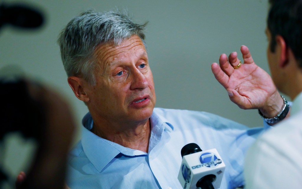 Did Gary Johnson just have another Aleppo moment?
