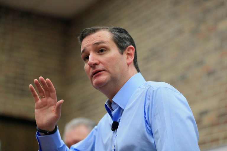 Presidential candidate Sen. Ted Cruz, R-Texas, speaks during a town hall event at Morningside College in Sioux City, Iowa, Wednesday, April 1, 2015. (AP Photo/Nati Harnik)