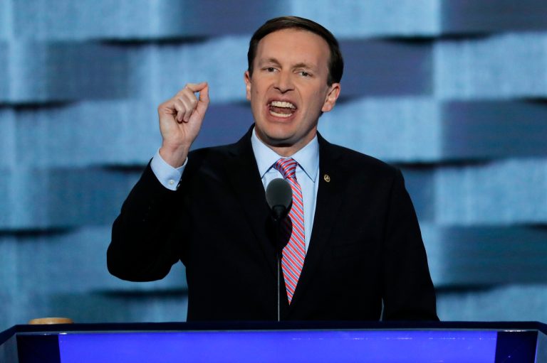 Sen. Chris Murphy, D-Conn., said his discussions with constituents focus on issues like wages and education, not Russia, and that Democrats should focus on drawing an economic contrast with the Trump administration. (AP Photo/J. Scott Applewhite)