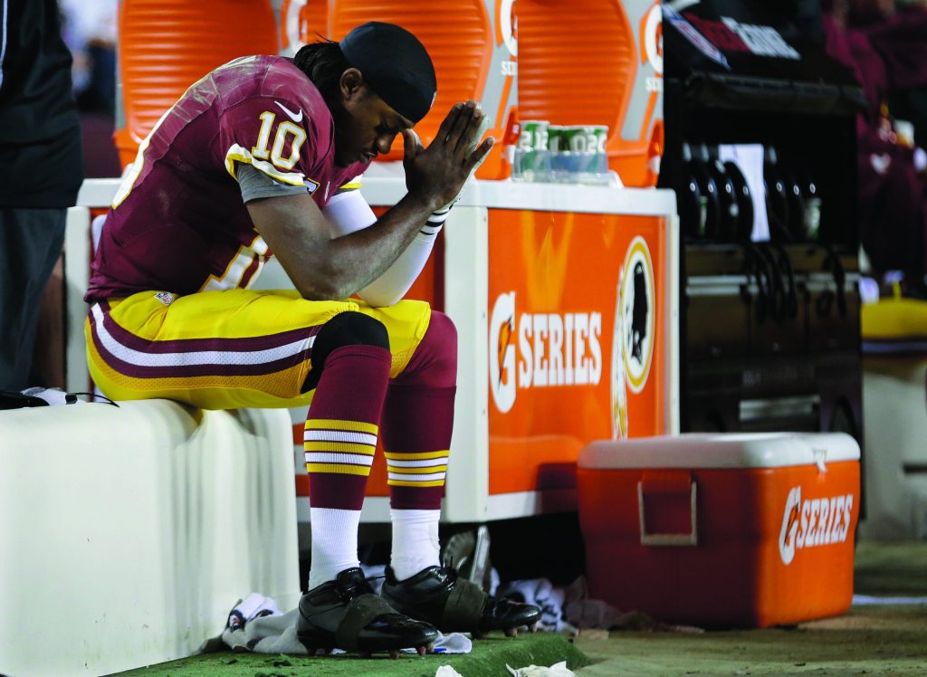 What RG3 faces in recovery