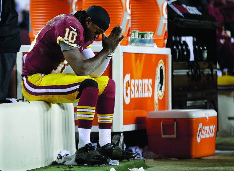 What RG3 faces in recovery