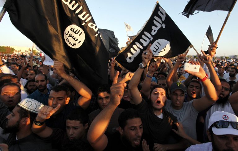 The U.S. military says its campaign against the Islamic State has resulted in a dramatic drop in the number of foreign fighters flocking to Iraq and Syria to replenish the group. (AP Photo/Mohammad Hannon, File)