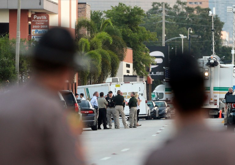 Yousuf, who was working as a bouncer at the club, quickly recognized the sound of gunshots. (AP Photo/Chris O'Meara)