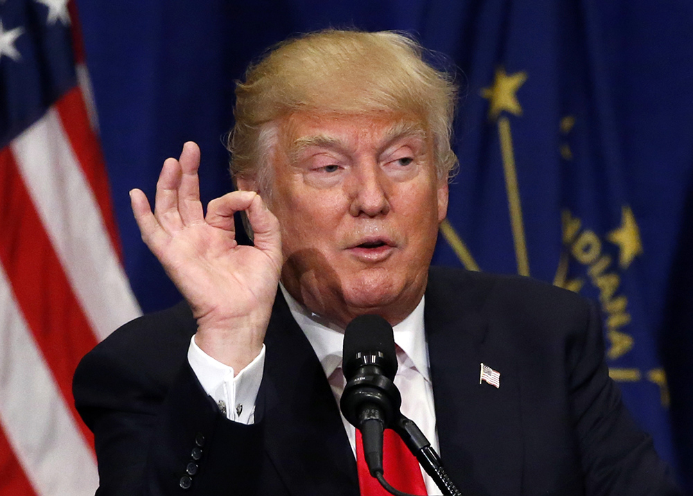 Trump hides good things from view