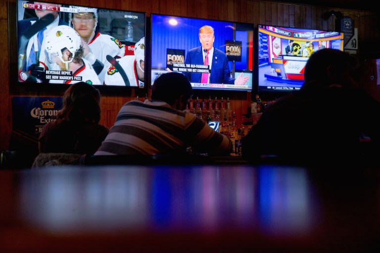 He used the news to his advantage to become a huge story in and of himself. (AP Photo/Andrew Harnik)