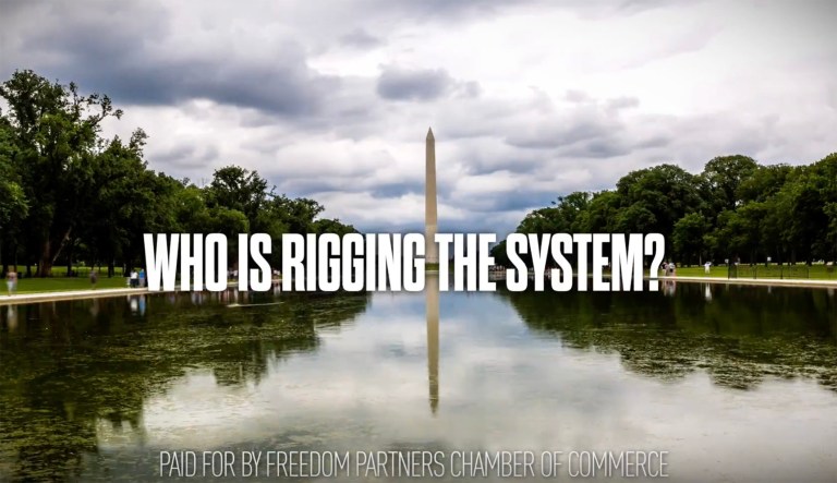 Freedom Partners, the free-market advocacy group affiliated with the Koch network, is set to name and shame industry groups that oppose tax reform or try to preserve specific tax breaks. (Screenshot)