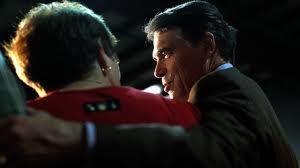 Perry on pinatas, Ponzi schemes and Karl Rove