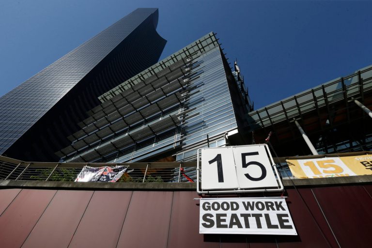 The economic impact of a $15 rate is hard to gauge. A July study by the University of Washington of Seattle's increase to $11 an hour found that the region's low-income workers were marginally worse off because of it. (AP Photo)