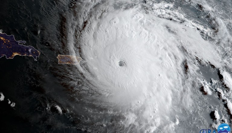 Hurricane Irma appears to be 