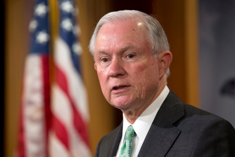 Sessions said the U.S. needs to take a similar step to take its country back. (AP Photo/Alex Brandon)